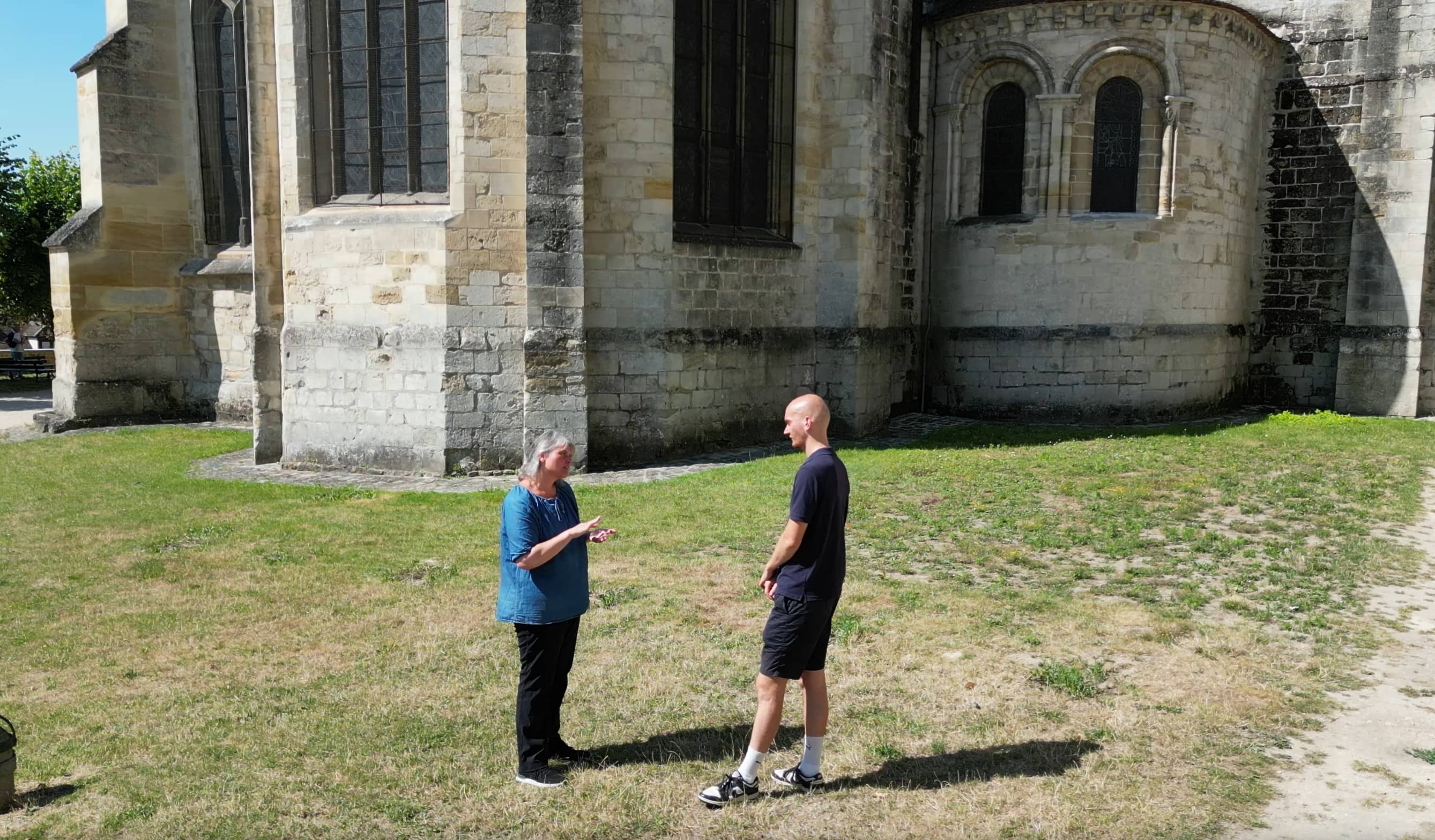 Rencontre avec la guide locale à Auvers sur Oise